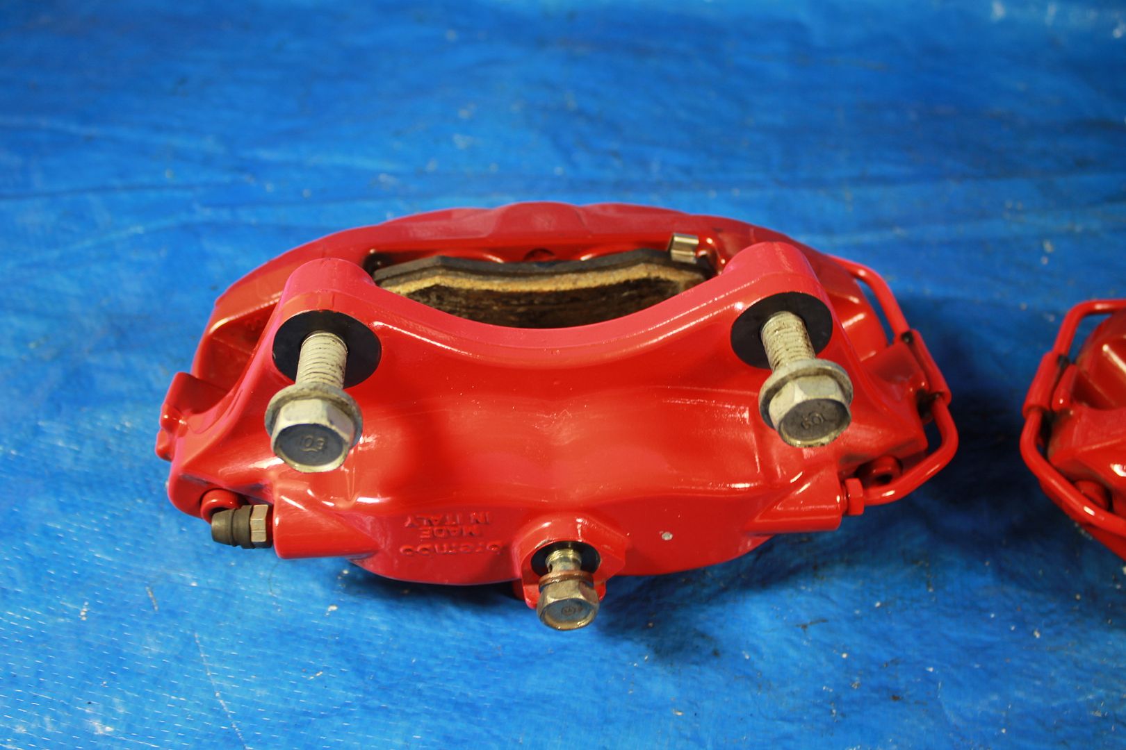 1517 DODGE CHALLENGER HELLCAT REAR BREMBO BRAKE CALIPERS SET PAIR LH